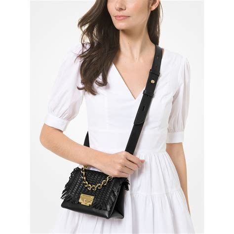 Michael Kors Cece Extra Small Leather Crossbody .